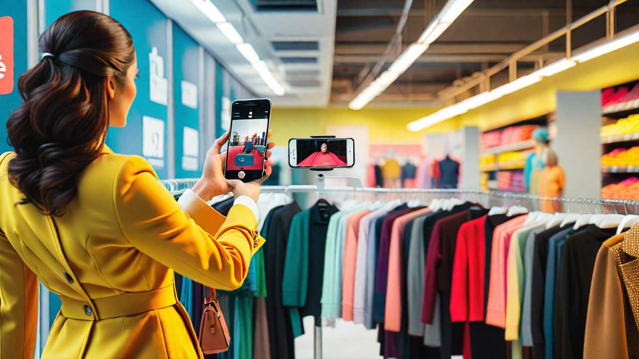 How can augmented reality apps enhance online shopping?